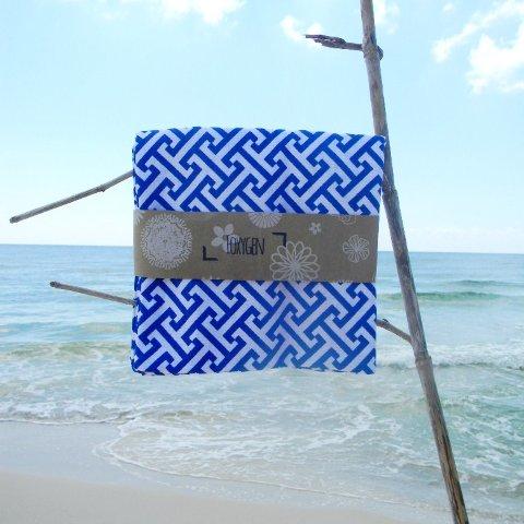 Criss Cross (blue) - Pillowcase